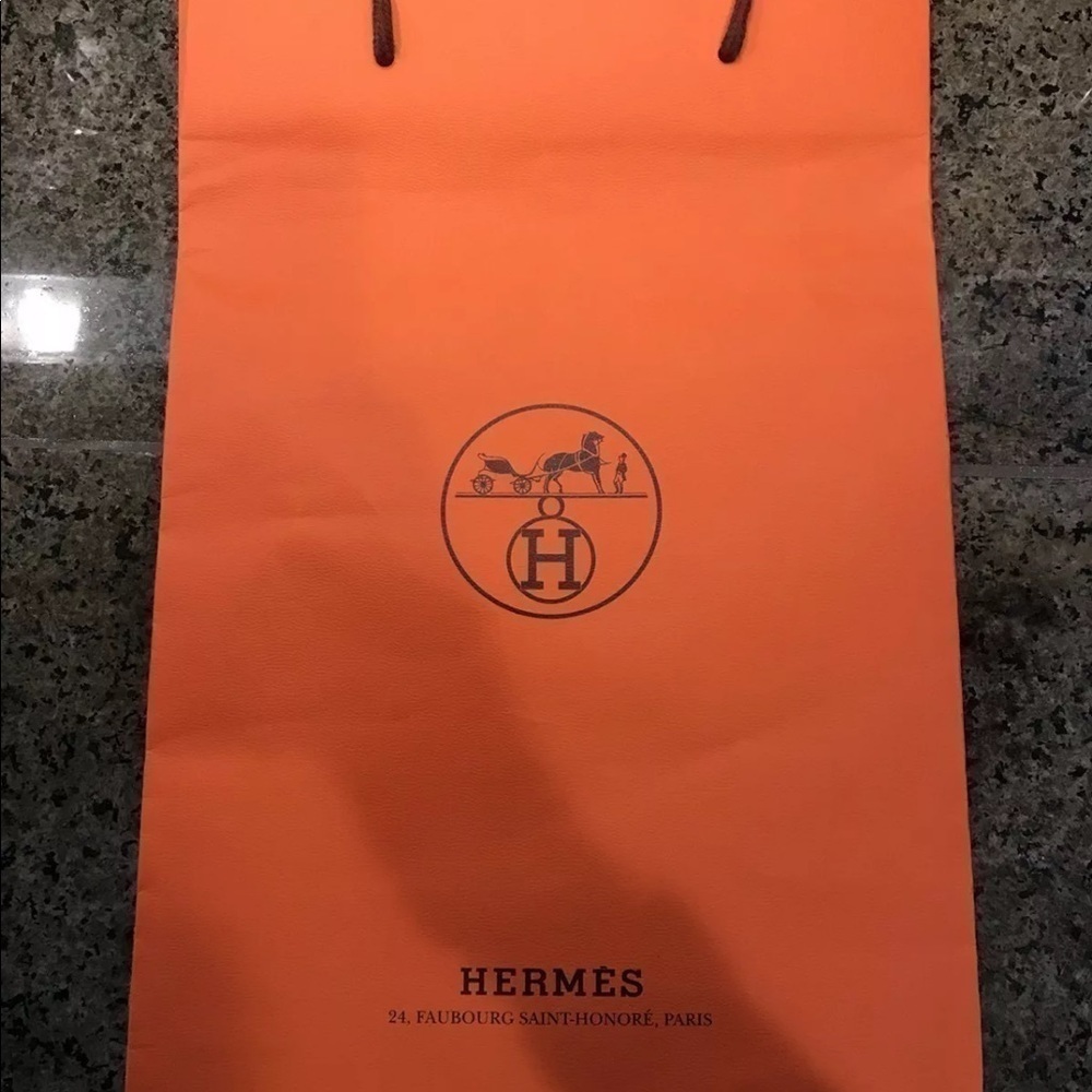 Hermès paper gift bag